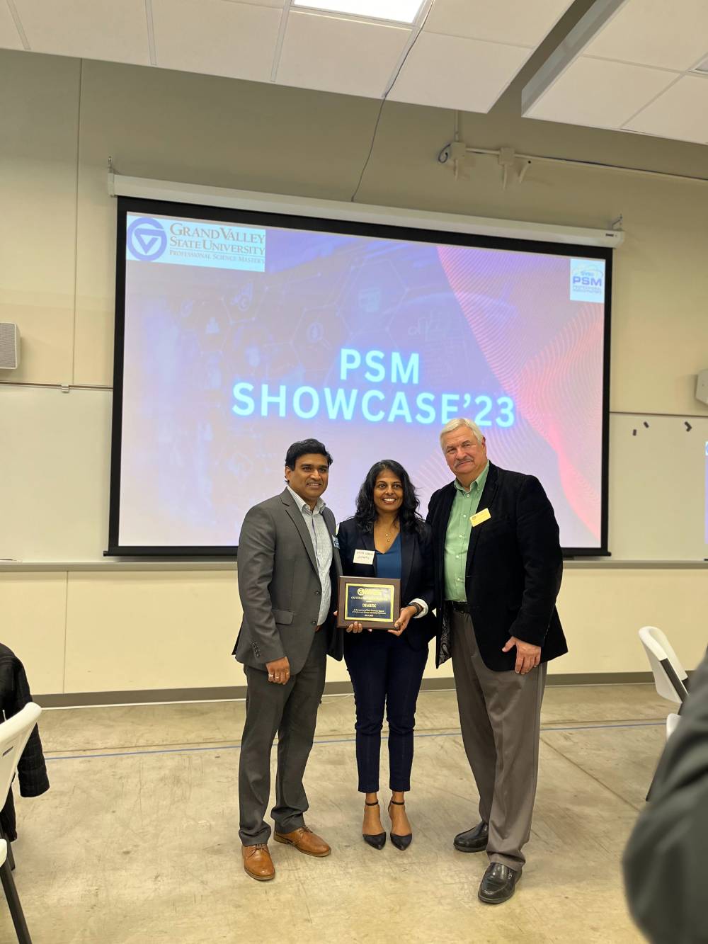 Employer of the Year with Dean Paul Plotkowski and PSM Director Anirudh Chowdhary